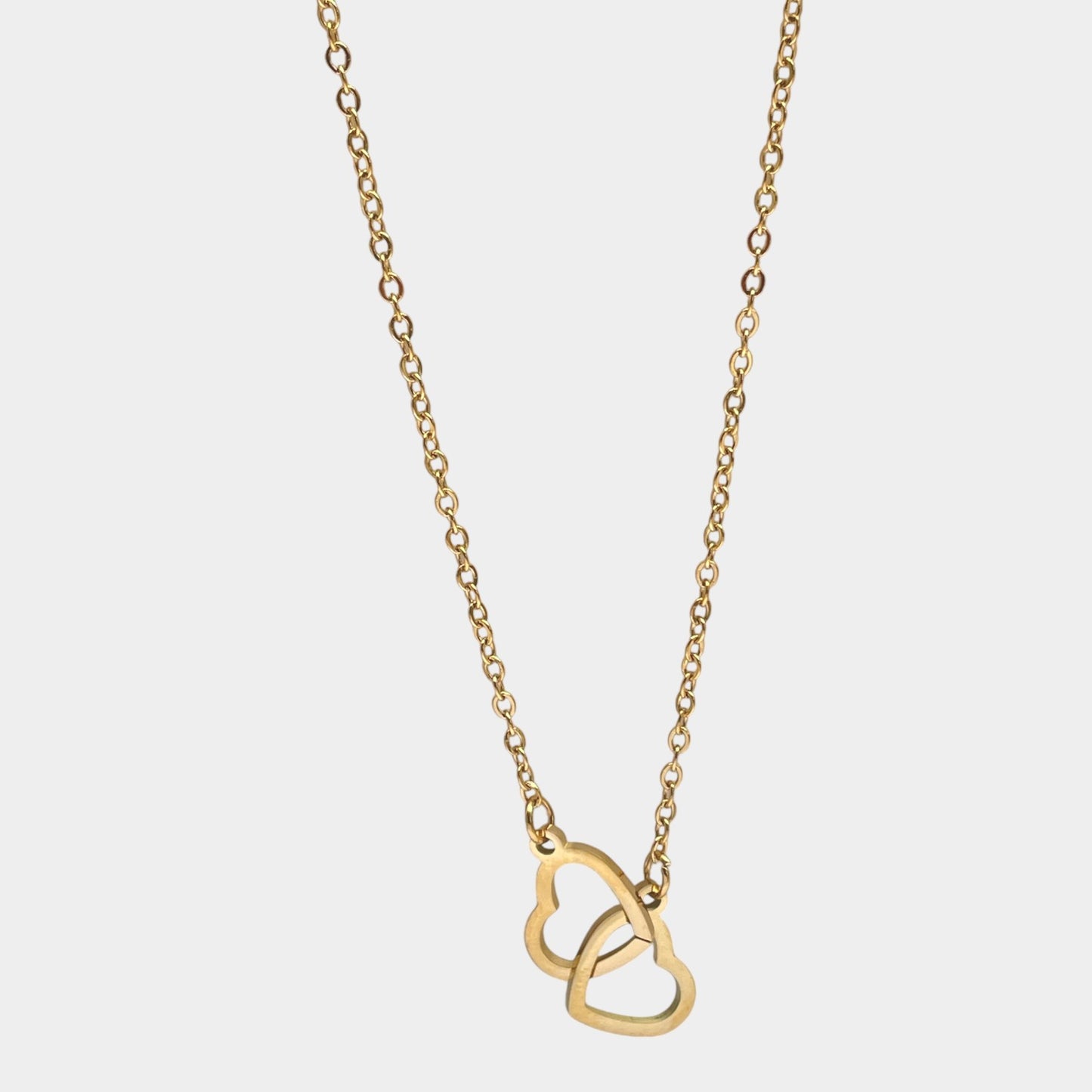 Collier 2 coeurs