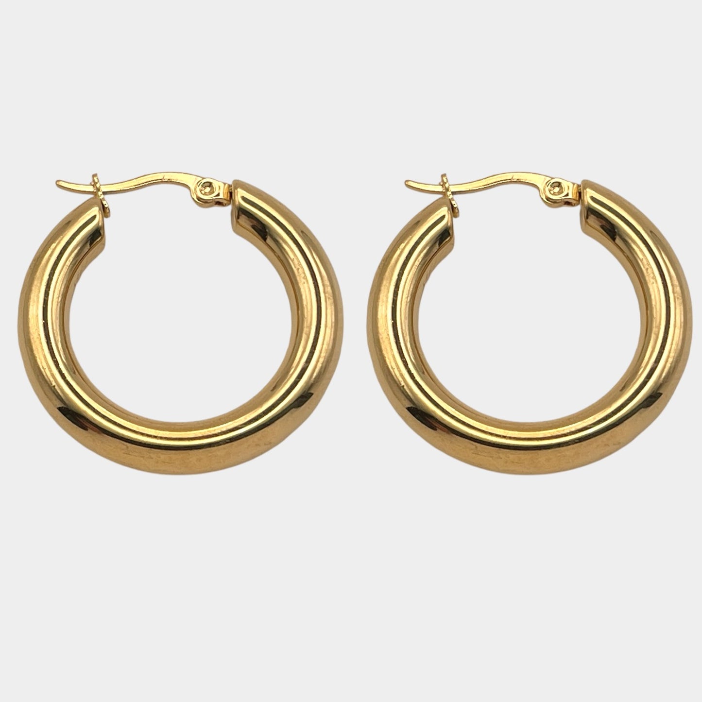 Boucles d'oreilles rondes