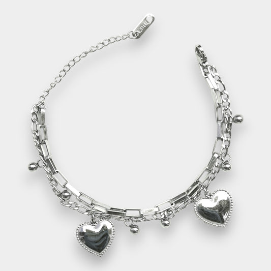 Multi hearts bracelet