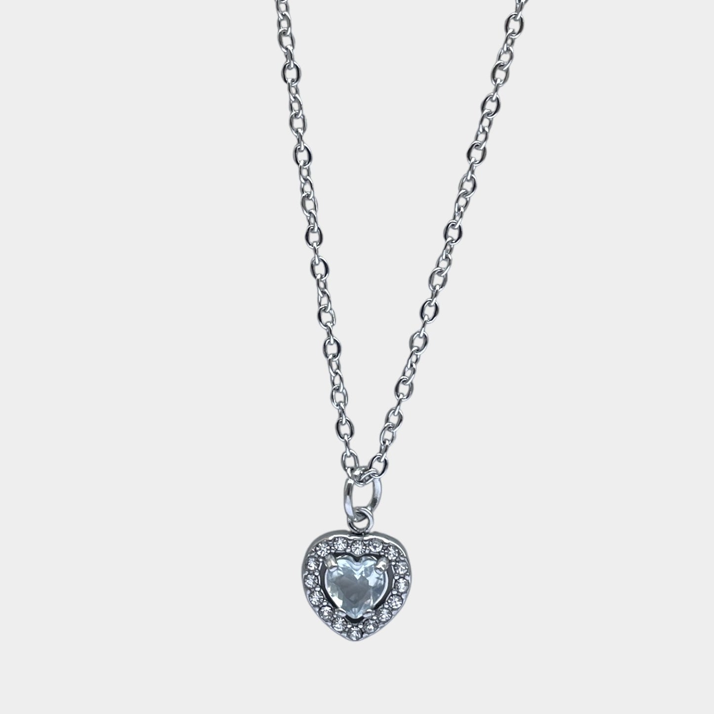 Heart Ziroconia Necklace