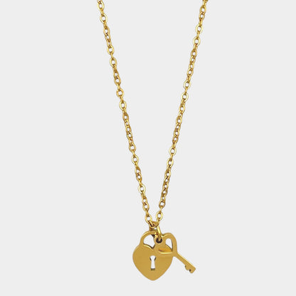 Heart Key Necklace