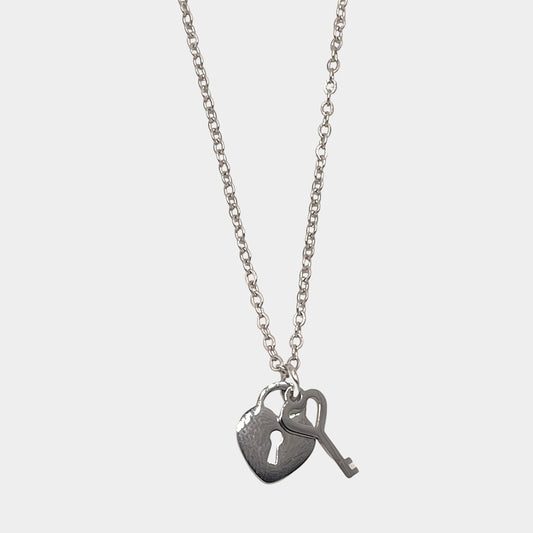 Heart Key Necklace