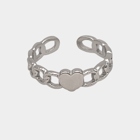 Chain Heart Ring