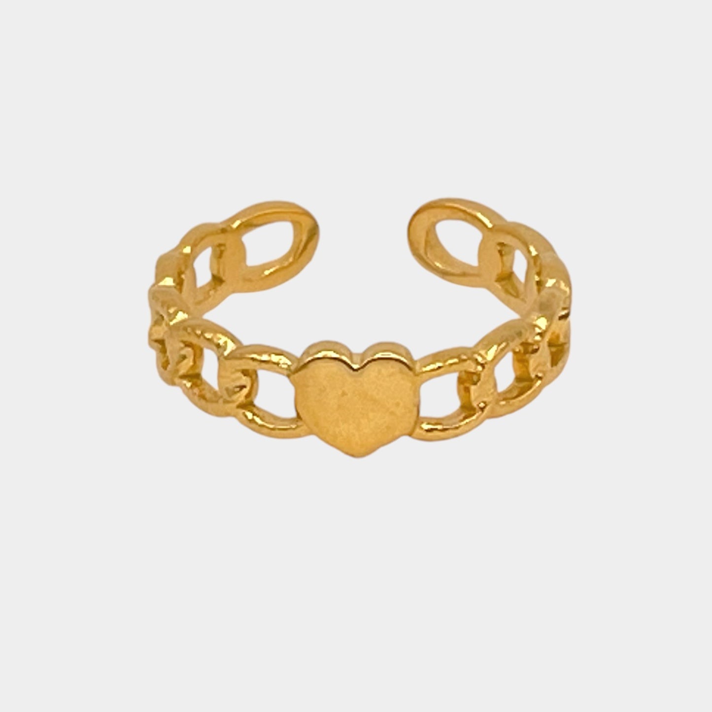 Chain Heart Ring